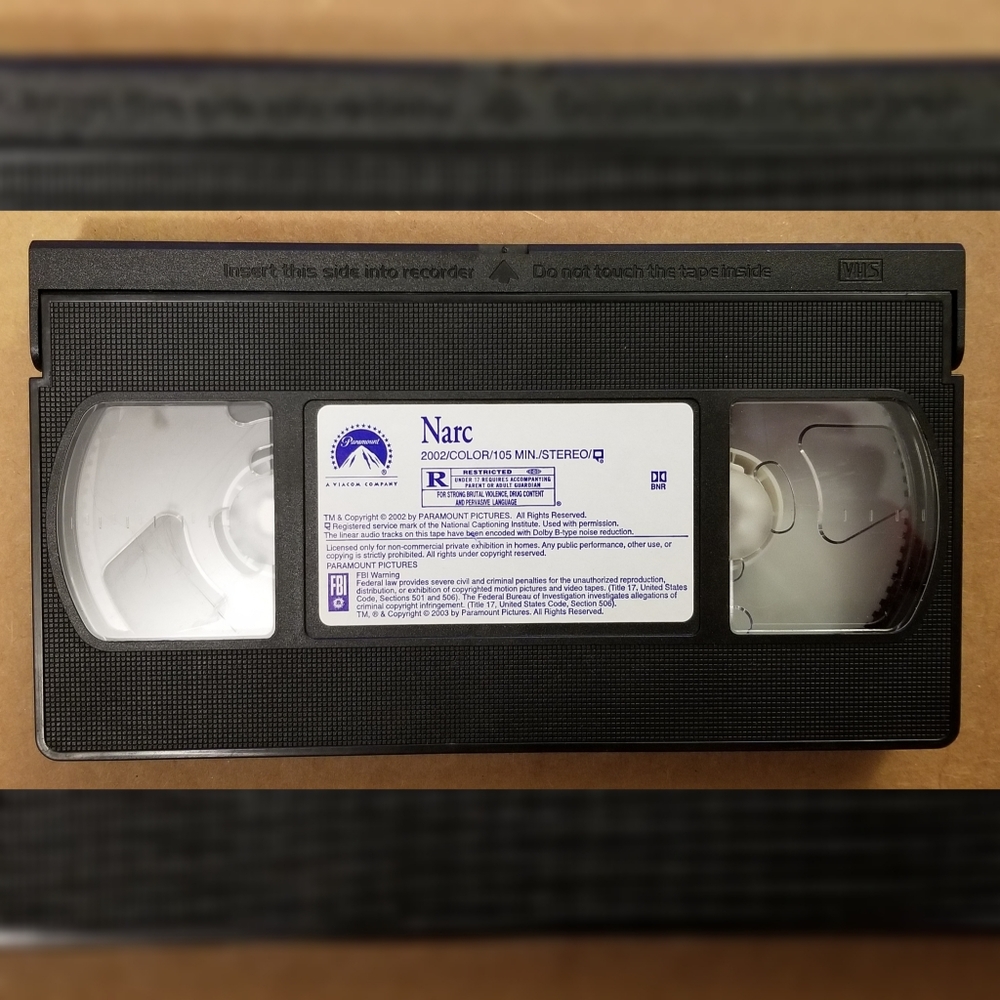 Narc VHS 2002